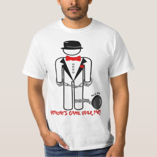 T-shirt Jeu drôle personnalisé sur la fête