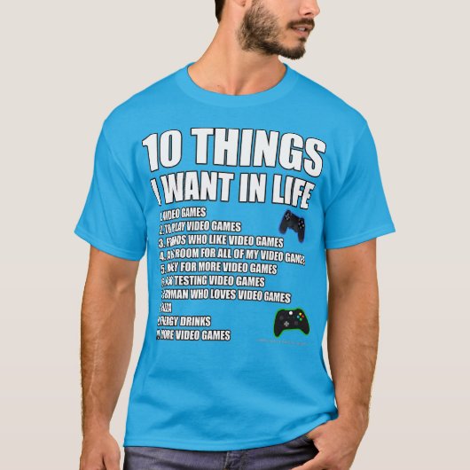T-shirt Jeu Drôle Pour Hommes Vidéo Jeu Nouveauté Cadeau C (Devant)