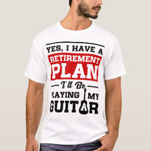 T-shirt Jeu du régime de retraite de guitare