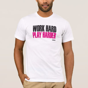 T-shirt jeu dur de travail plus dur
