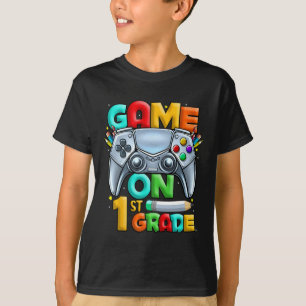 T-shirt Jeu en 1ère année Retour à l'école 1ère année nive