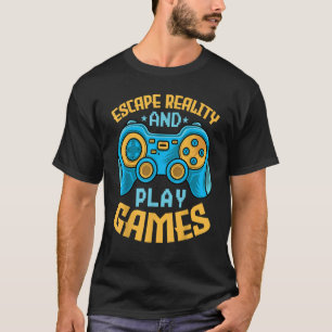 T-shirt Jeu Escape Reality and Play Jeux Vidéo Jeu