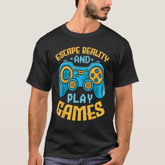 T-shirt Jeu Escape Reality and Play Jeux Vidéo Jeu (Devant)