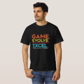 T-shirt Jeu Évoluer Exceller (Devant entier)