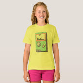 T-shirt Jeu GameBoy construit à partir de briques (Devant entier)