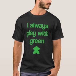 T-shirt Jeu Green Meeple Board