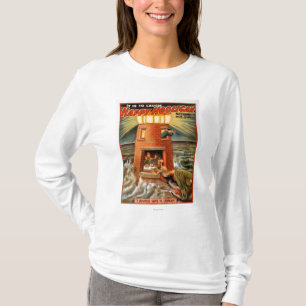 T-shirt Jeu heureux de phare et de Jonas de voyou