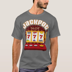 T-shirt Jeu Jackpot Joueur Joueur Joueur Chips