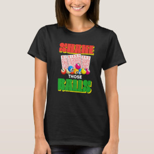 T-shirt Jeu Joueur de Bingo Lotterie Bingo gagnant Bingo