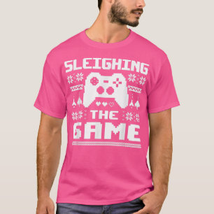 T-shirt Jeu Joueur de Noël jeu vidéo T-Sh