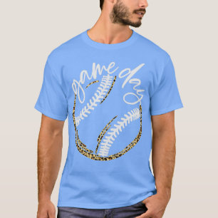T-shirt Jeu Jour Baseball Baseball Vie Softball Vie Maman