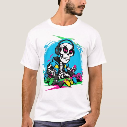 T-shirt Jeu Jour Delight : Vidéo Game Celebration Tee (Devant)