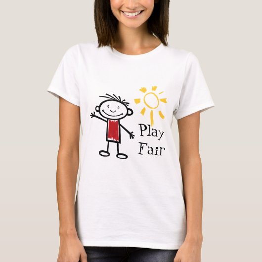 T-shirt Jeu juste (Devant)