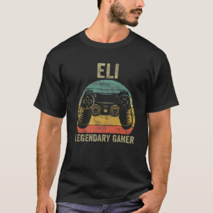 T-shirt Jeu légendaire Personnalisé Jeu Eli Nom Vidéo Jeu