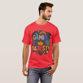 T-Shirt Jeu Majesté design de style (Devant entier)