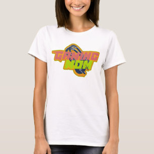 T-shirt Jeu Maman drôle logo badge casque
