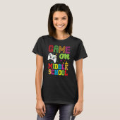 T-shirt Jeu Moyen Sur Console Vidéo Enseignant Enfant B Ét (Devant entier)