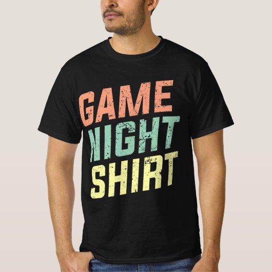T-shirt Jeu Nigh Boardgaming Pour Boardgamers (Devant)