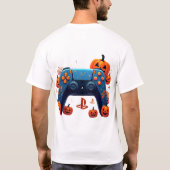 T-shirt Jeu PlayStation Halloween - PS5 Éffrayant (Dos)