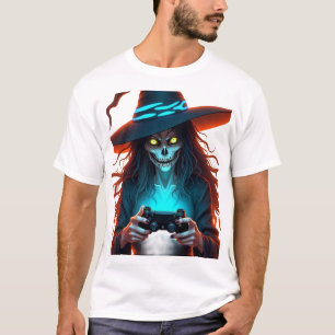 T-shirt Jeu PlayStation Halloween - PS5 Éffrayant