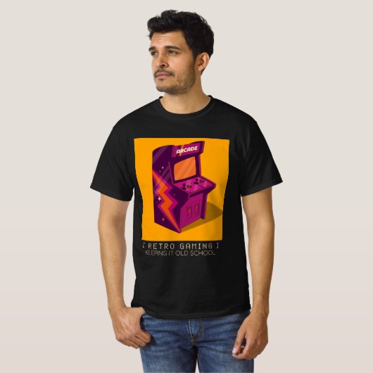 T-shirt Jeu Retro (Devant entier)