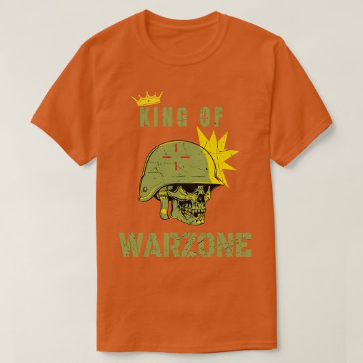 T-shirt Jeu Roi De Warzone Mobile Fun (Design devant)