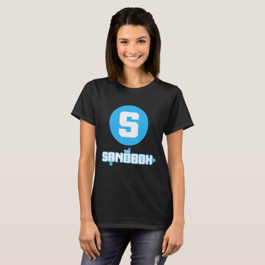 T-shirt Jeu Sandbox en Crypto jeton de jeton Cryptomonnaie (Devant entier)