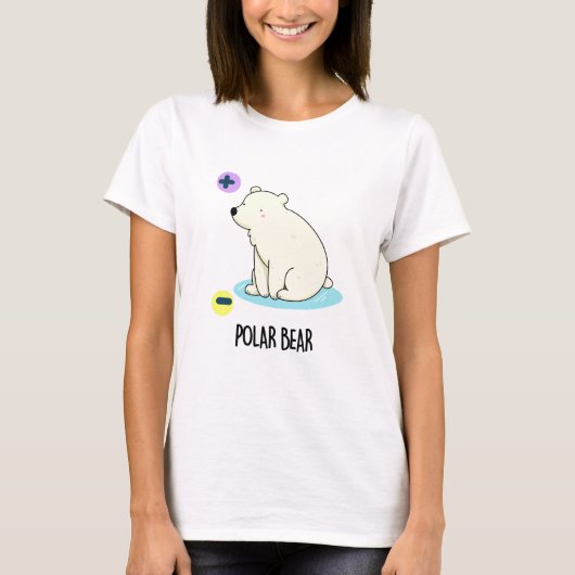 T-shirt Jeu scientifique amusant pour l'ours polaire (Devant)
