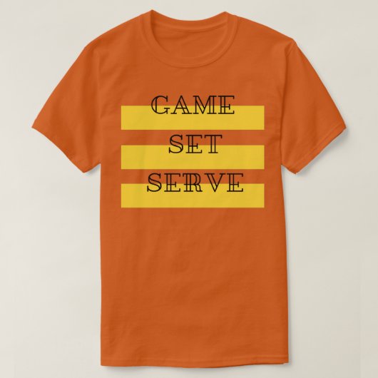 T-shirt Jeu Sert Badminton Design T (Design devant)