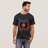 T-shirt Jeu Sur Basketball De 2E Année Drôle Retour À L'Éc (Devant entier)
