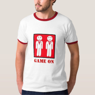 T-shirt Jeu sur la chemise masculine, JEU DESSUS