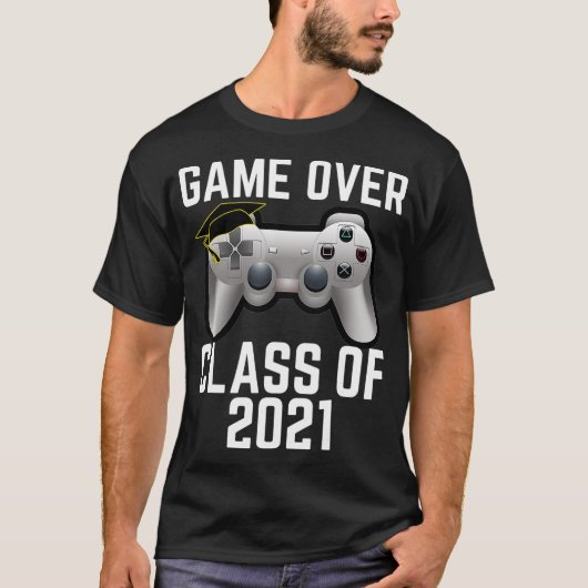 T-shirt Jeu sur la classe de 2021 Cadeaux de graduation po (Devant)