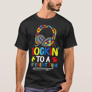 T-shirt Jeu sur l'autisme : une mélodie différente pour le