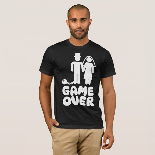 T-shirt Jeu sur le Mariage de la chambre de mariage (Devant entier)