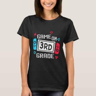 T-shirt Jeu Sur L'Équipe Cool De 3E Année Troisième Retour