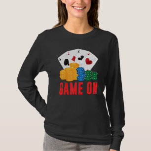 T-shirt Jeu Sur Poker Dealer Casino Dealer Dealer Hommes F