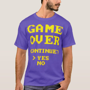 T-shirt Jeu sur Retro Jeu Pixel Art