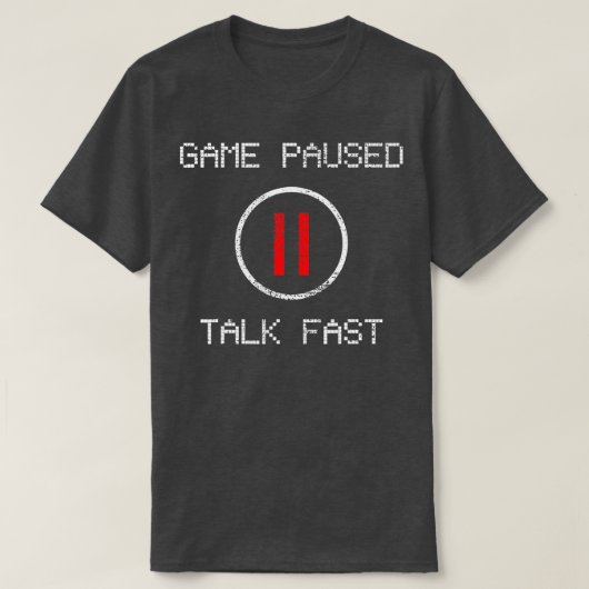 T-shirt Jeu Suspendu Drôle Dit Gamer Cadeau (Design devant)