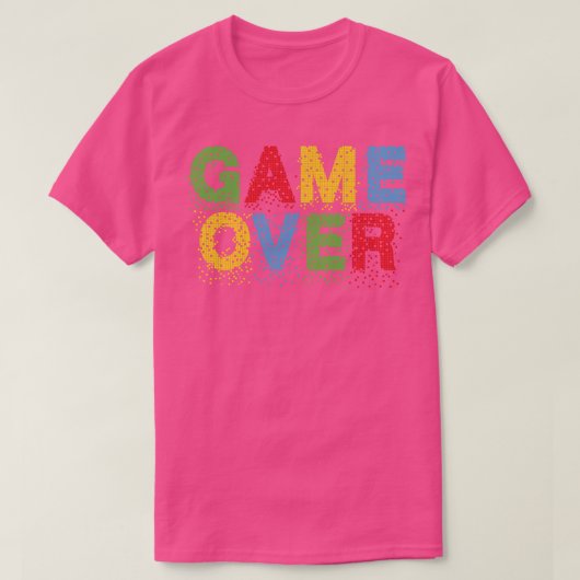 T-shirt Jeu terminé (Design devant)
