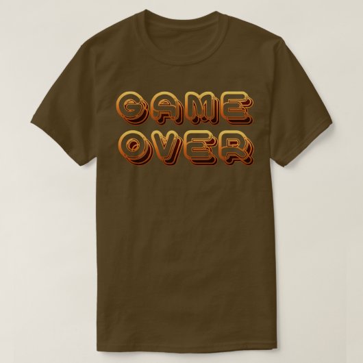 T-shirt Jeu terminé (Design devant)