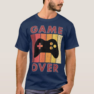 T-shirt Jeu Terminé Hommes Drôle Vintage Mari Enterrement 