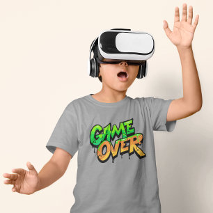 T-shirt Jeu Terminé pour Enfants Drôle – Design Goutte à G