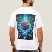 T-SHIRT JEU USA WORLD CUP SUR BLANC (Dos)