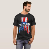T-shirt Jeu vidéo 4 juillet contrôleur enfants américains (Devant entier)