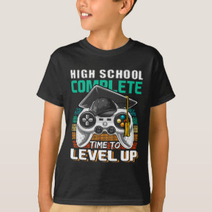 T-shirt Jeu Vidéo Complet de l'école Cadeau Graduation Sen