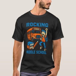 T-shirt Jeu vidéo de garçons amusants de l'école intermédi