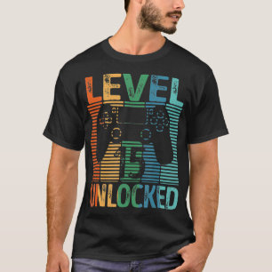 T-shirt Jeu vidéo de l'Ado déverrouillé de Gamer 15e anniv