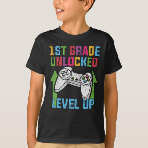 T-shirt Jeu vidéo de rentrée scolaire pour élève de 1re an