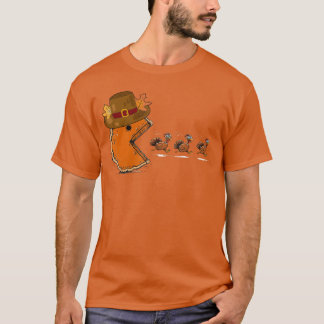 T-shirt Jeu vidéo de Thanksgiving Manger de la dinde Joueu