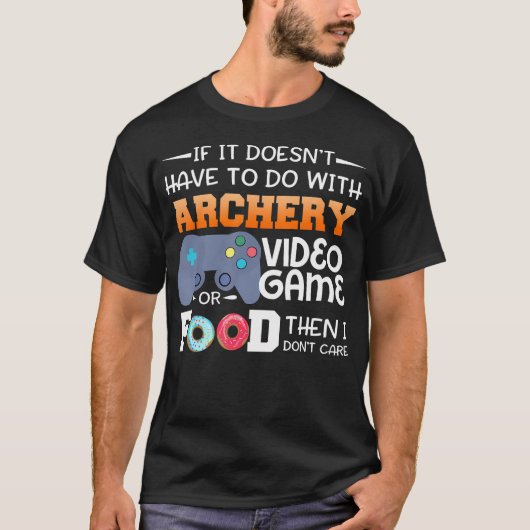 T-shirt Jeu vidéo de tir à l'arc ou (Devant)